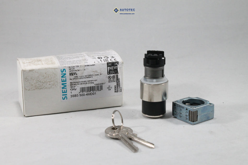 22MM METAL ROUND ACTUATOR: CES KEY-OPER.